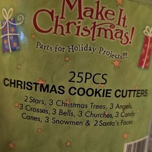 C5🔹️Christmas Cookie Cutters Set - 25 Pieces